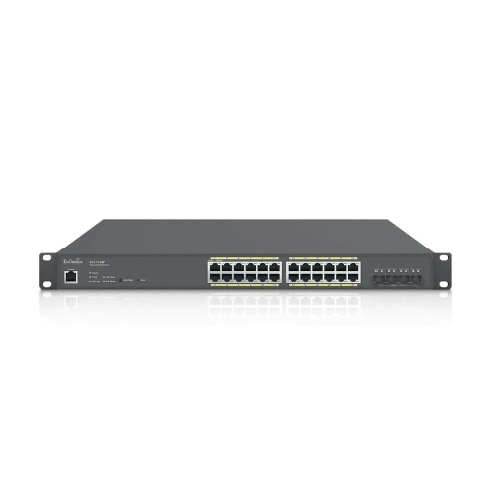 Φωτογραφία προϊόντος: ENGENIUS ECS1528P Cloud Managed 240W PoE 24Port Network Switch with Surveillance Features