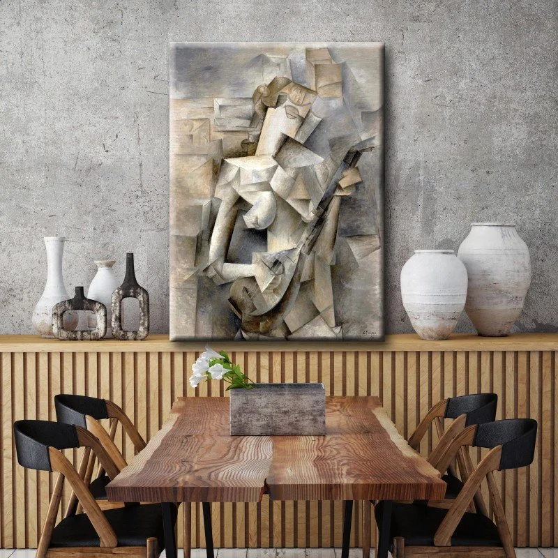 Φωτογραφία προϊόντος: Πίνακας Σε Καμβά Girl With A Mandolin - Pablo Picasso, 1910