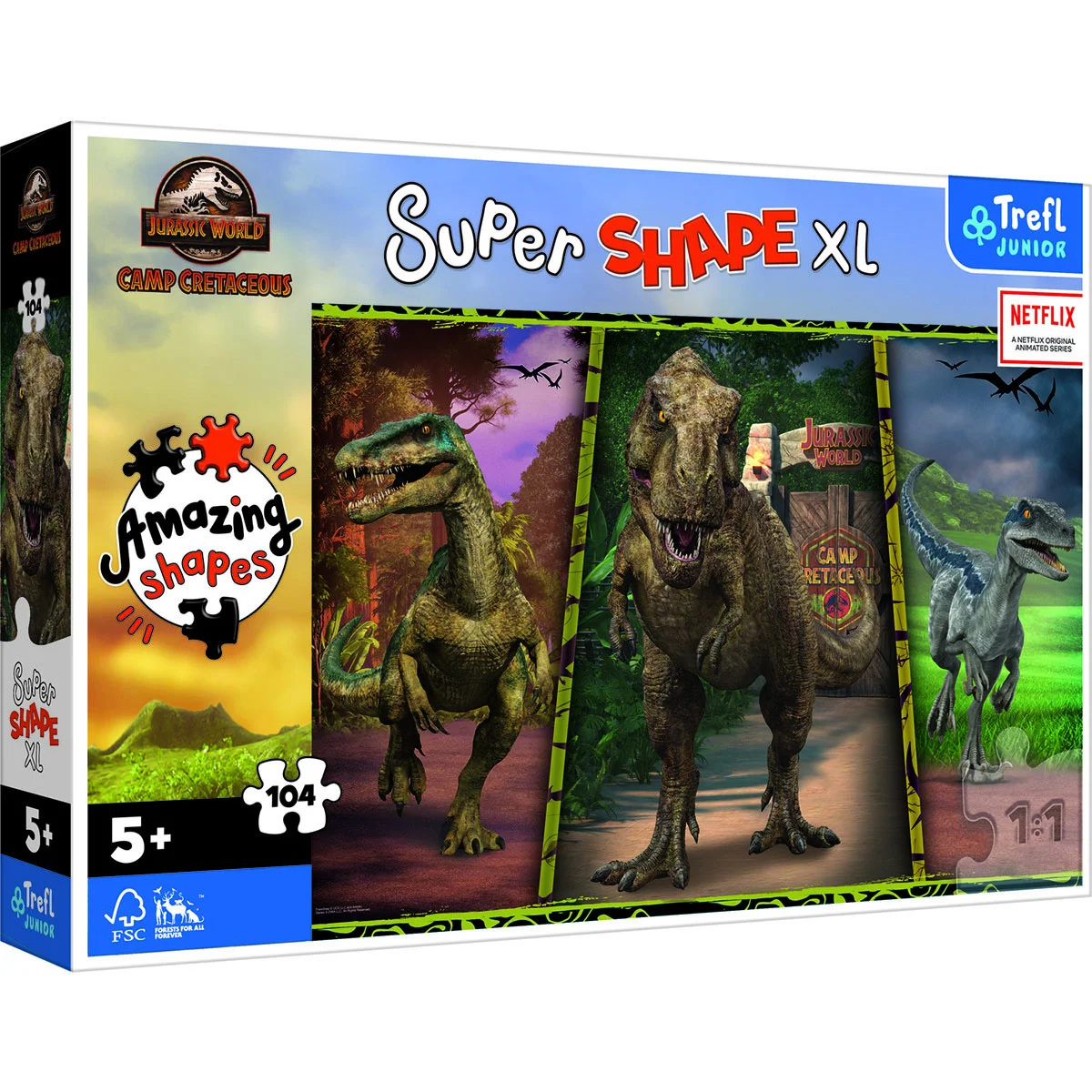 Φωτογραφία προϊόντος: Trefl Puzzle Παζλ Trefl Jurassic Park XL μέγεθος 104τμχ