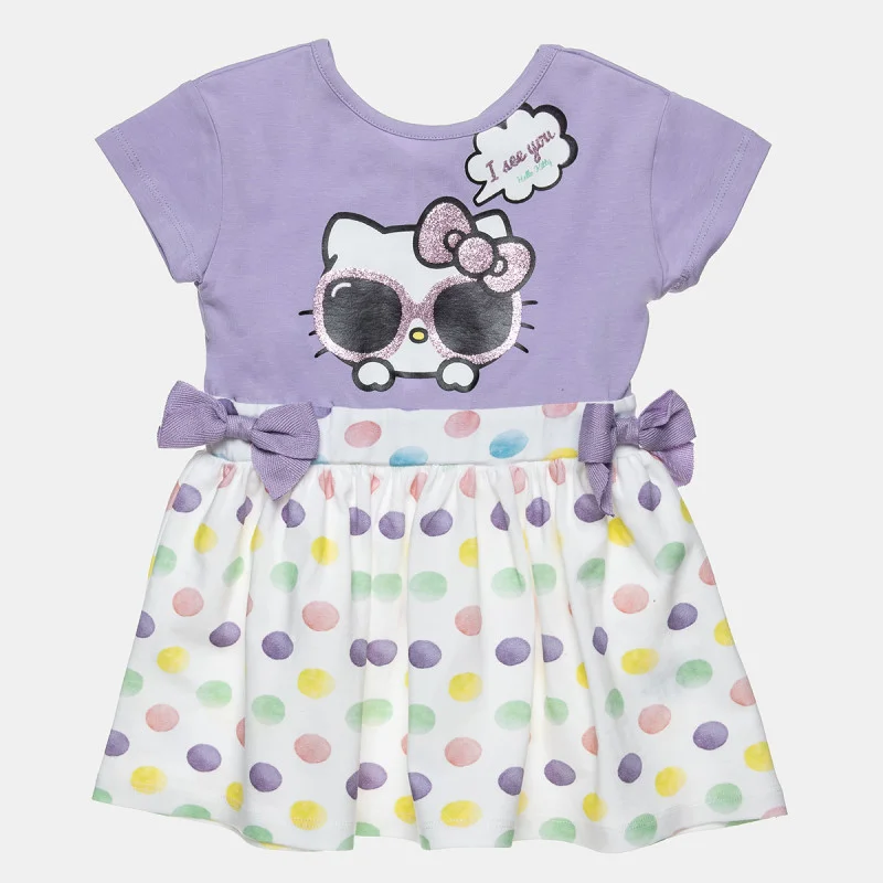 Φωτογραφία προϊόντος: Φόρεμα Hello Kitty με glitter λεπτομέρεια