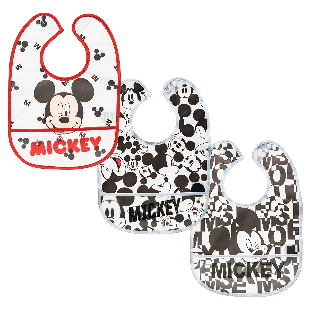 Φωτογραφία προϊόντος: Σαλιάρες σετ 3τμχ Disney Mickey Mouse