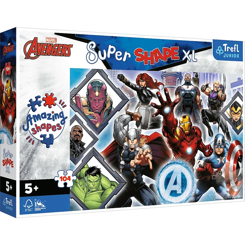 Φωτογραφία προϊόντος: Παζλ Trefl Marvel Avengers XL μέγεθος 104τμχ