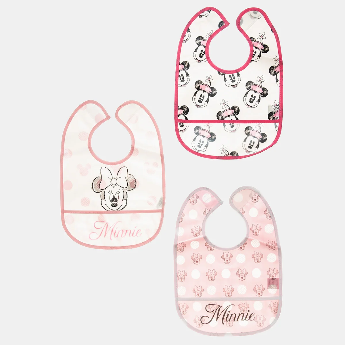 Φωτογραφία προϊόντος: Σαλιάρες σετ 3τμχ Disney Minnie Mouse