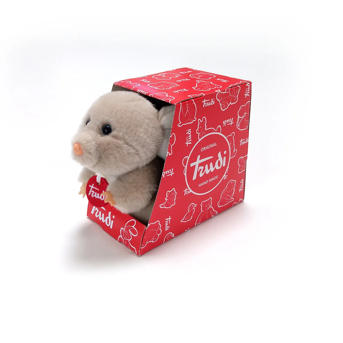 Φωτογραφία προϊόντος: Λούτρινο ζωάκι ποντικάκι Trudi Trudini σε κουτάκι