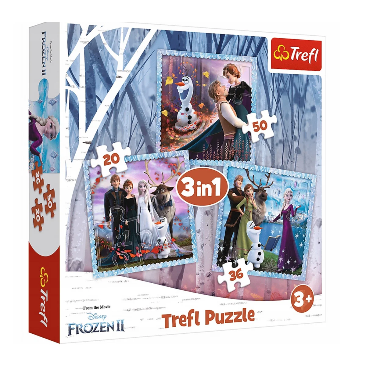 Φωτογραφία προϊόντος: Παζλ Trefl Disney Frozen 3 σε 1