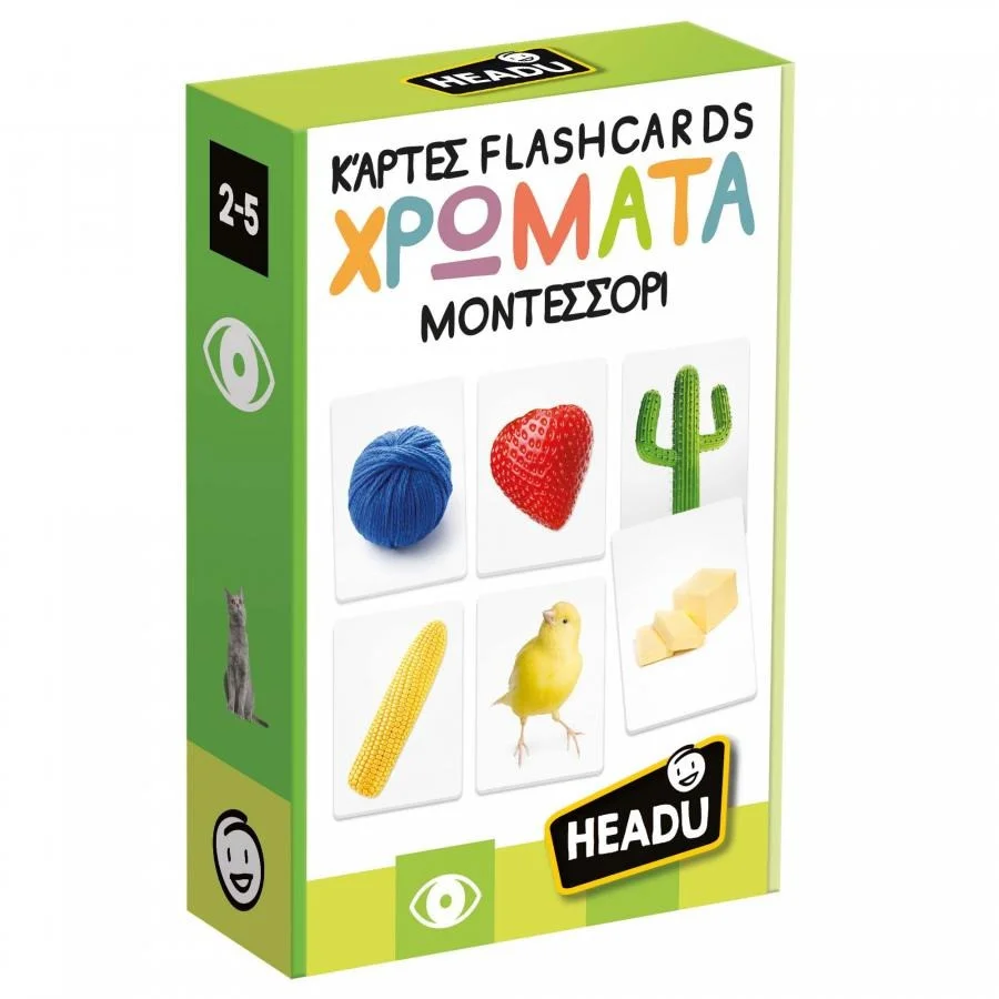 Φωτογραφία προϊόντος: Παιχνίδι HEADU εκπαιδευτικές κάρτες - Χρώματα