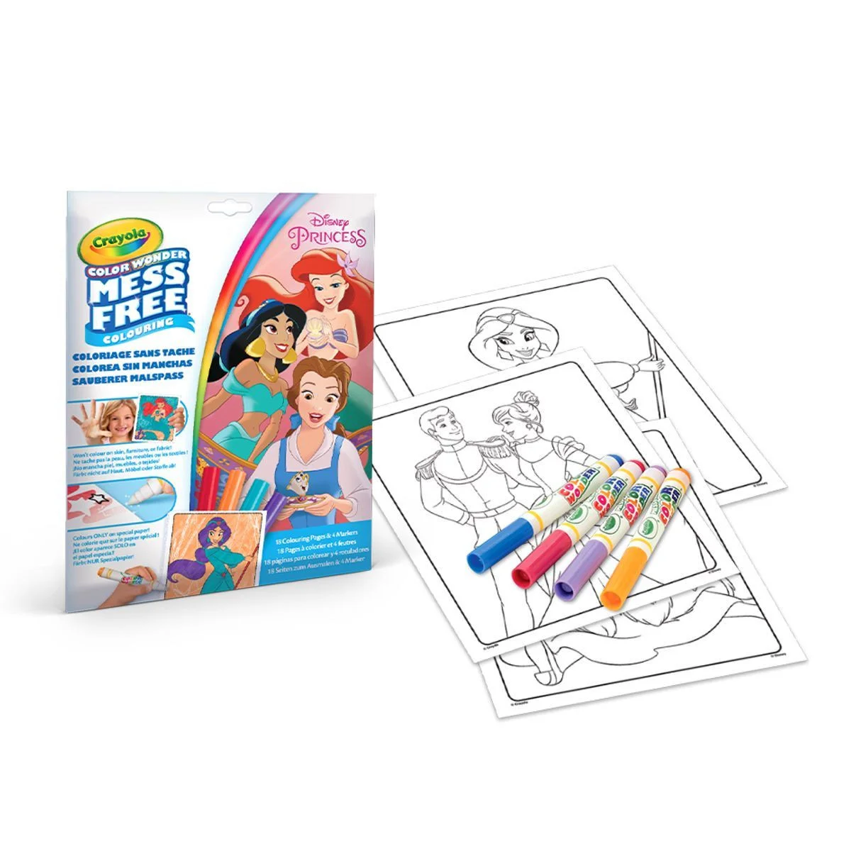 Φωτογραφία προϊόντος: Crayola Washimals Σετ ζωγραφικής Crayola Αόρατο Μελάνι Πριγκίπισσες