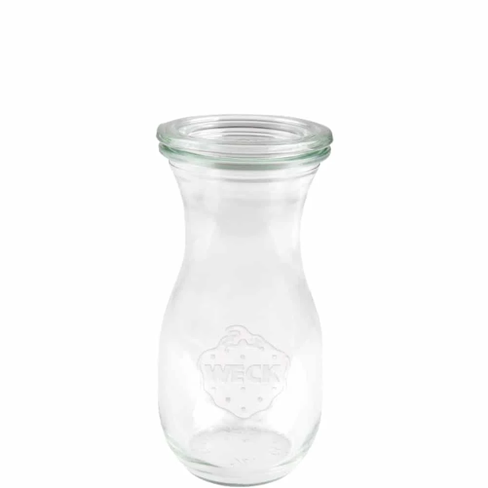 Φωτογραφία προϊόντος: Πυρίμαχο Δοχείο 290ml, ύψος 96mm, με καπάκι φ60mm, WECK Γερμανίας Σετ των 6 τεμαχίων.