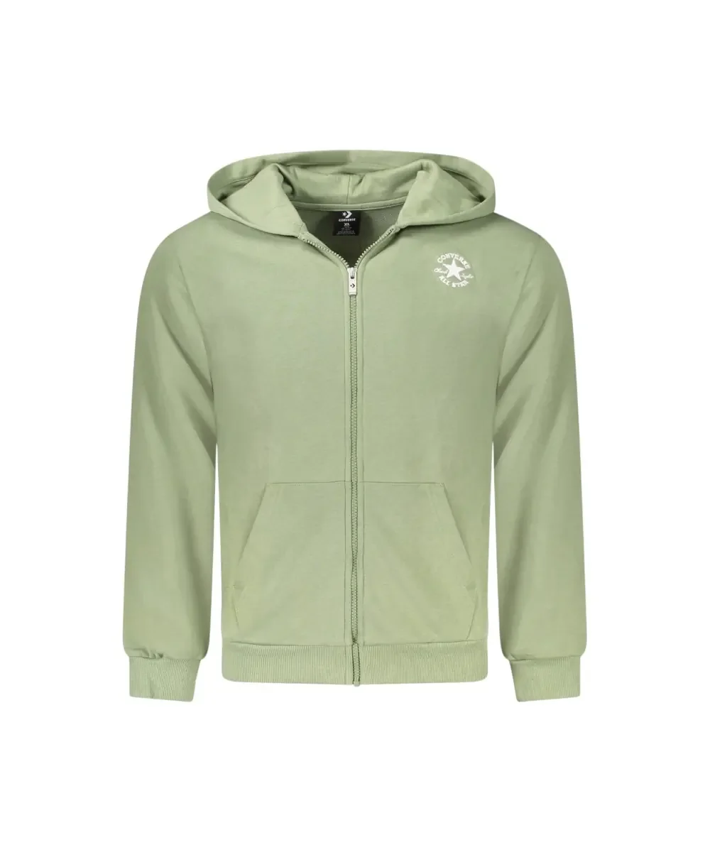 Φωτογραφία προϊόντος: Converse - Παιδικό Φούτερ Long Sleeve Unisex Με Φερμουάρ 9CG706-F4Y Πράσινο