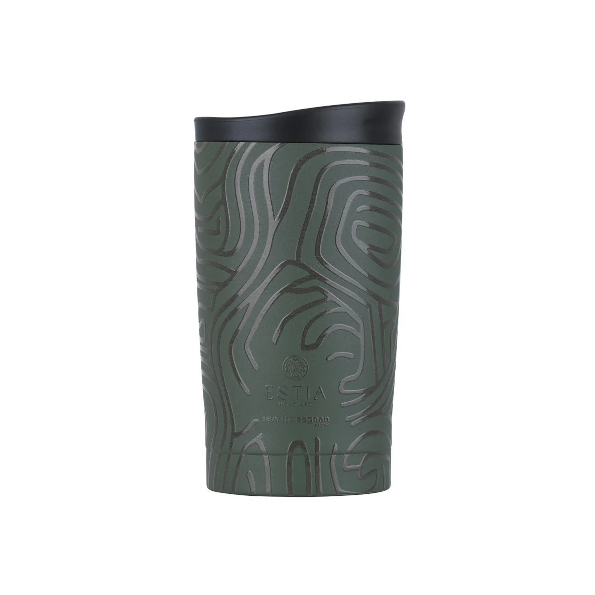 Φωτογραφία προϊόντος: Θερμός Travel Mug 350ml Olive flow 01-31886 ESTIA ESTIA