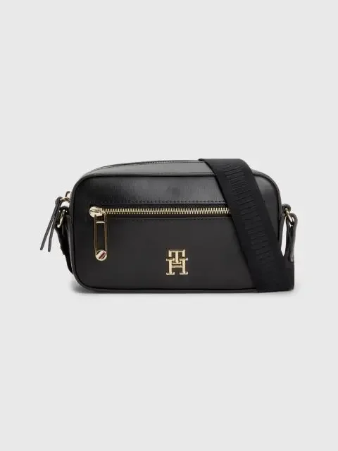 Φωτογραφία προϊόντος: TOMMY HILFIGER ΓΥΝΑΙΚΕΙΑ ΤΣΑΝΤΑ, ICONIC TOMMY CAMERA BAG AW0AW14873, ΜΑΥΡΟ, Γυναίκα