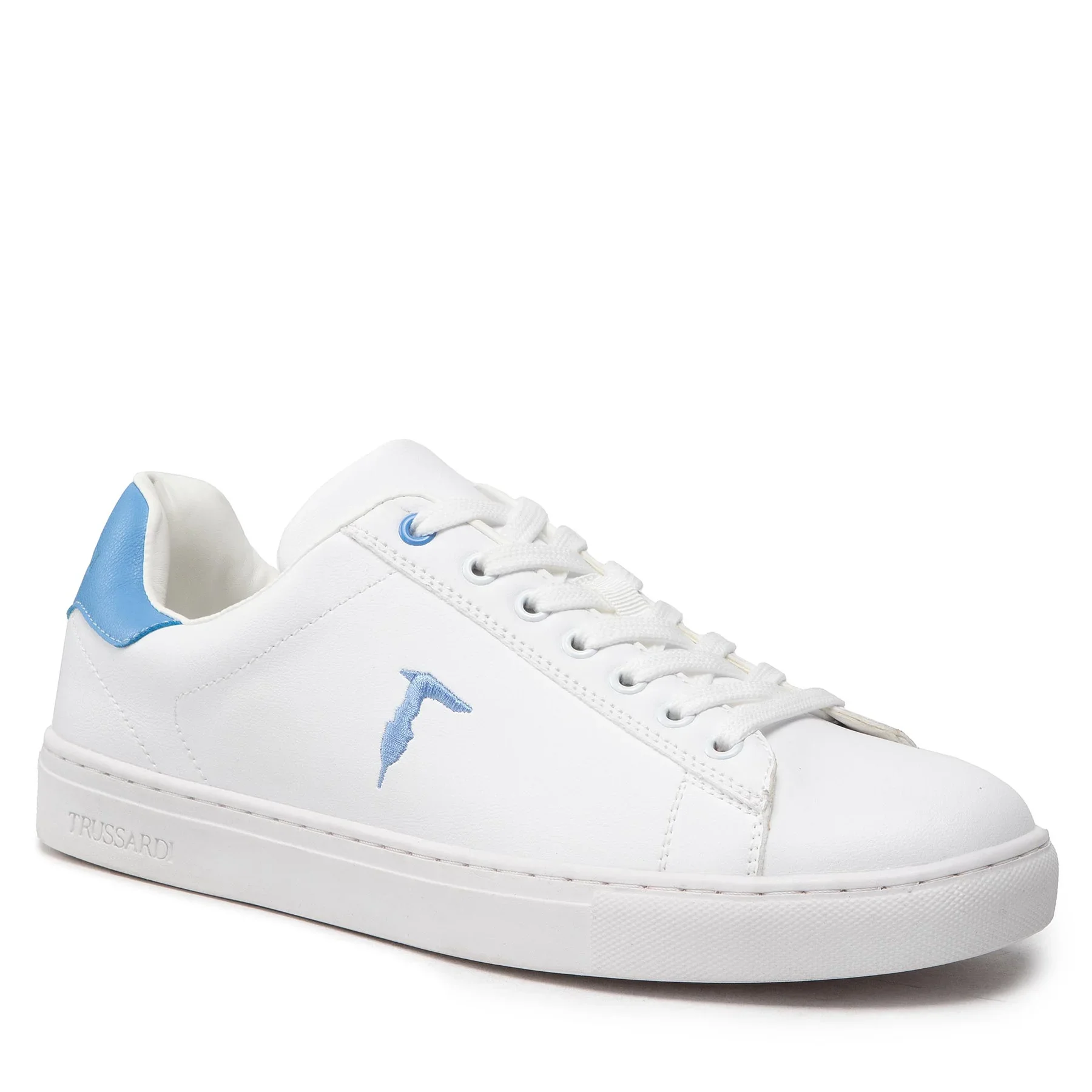 Φωτογραφία προϊόντος: TRUSSARDI ΓΥΝΑΙΚΕΙΟ SNEAKER SNIK NEW DANUS, ECO LEATHER 79A008279Y099998, ΛΕΥΚΟ-ΜΠΛΕ, Γυναίκα