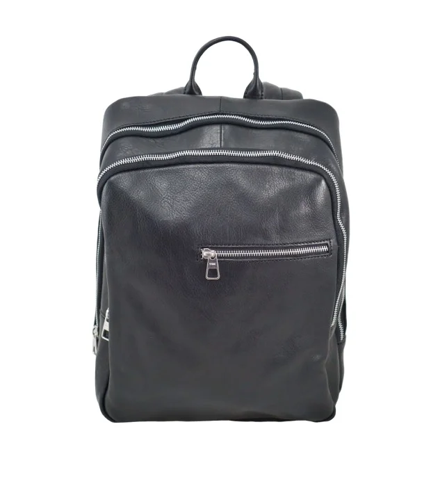 Φωτογραφία προϊόντος: MYBAG Δερμάτινο σακίδιο πλάτης 4316 BLACK ΜΑΥΡΟ