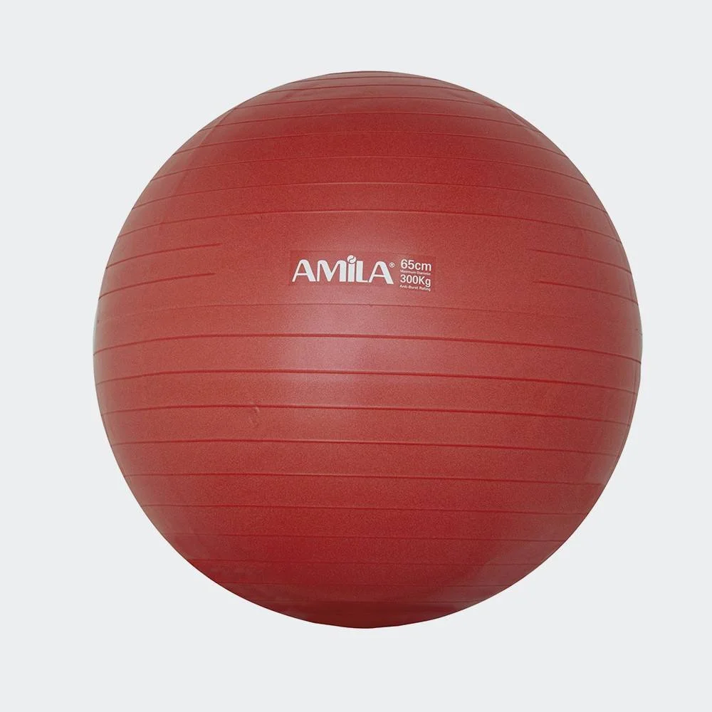Φωτογραφία προϊόντος: AMILA ΜΠΑΛΑ ΓΥΜΝΑΣΤΙΚΗΣ GYMBALL 65cm ΚOKKINH - 95846