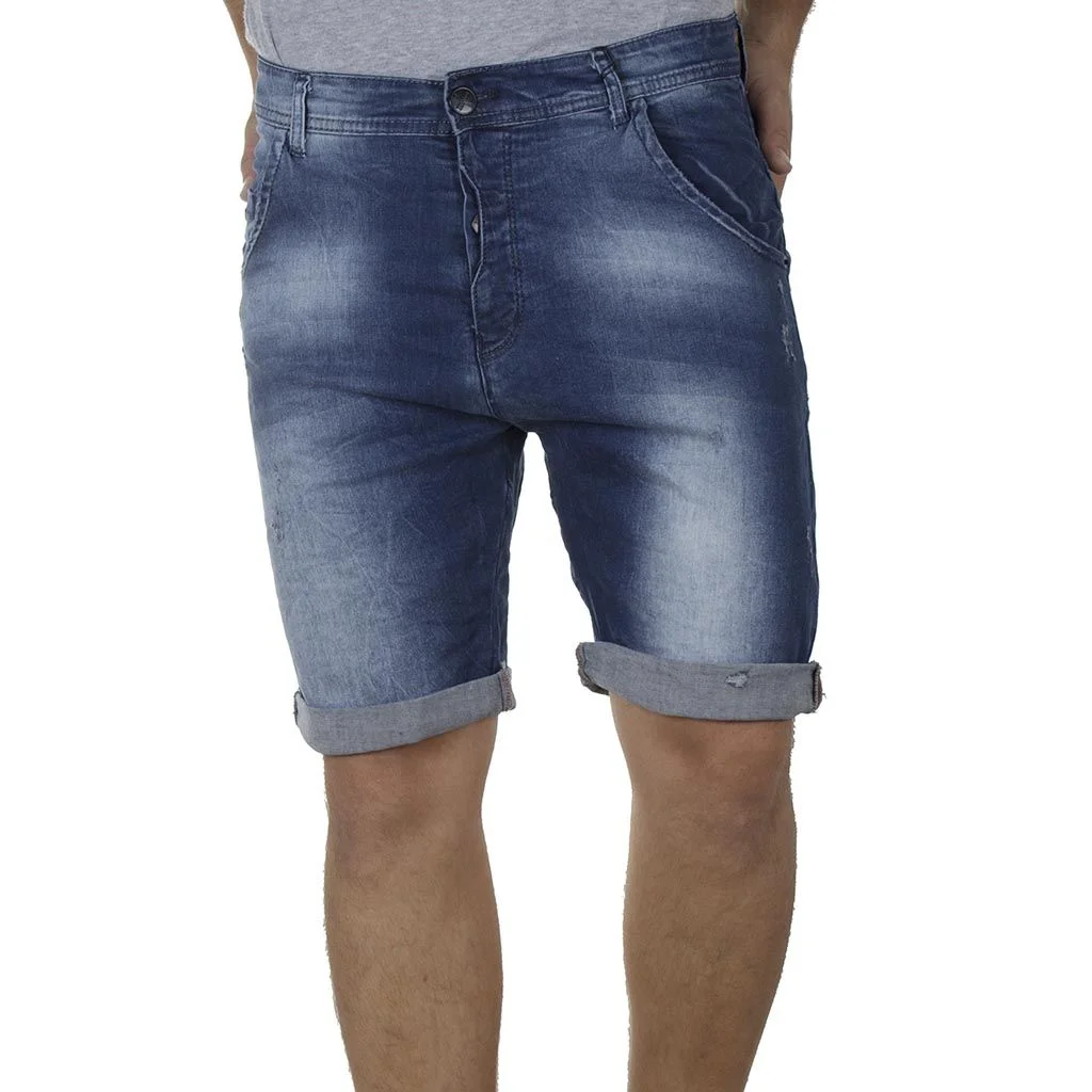 Φωτογραφία προϊόντος: Damaged Jeans Τζιν Βερμούδα RS3B SS20 Μπλε