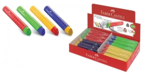 Φωτογραφία προϊόντος: FABER CASTELL ΓΟΜΑ FABER 182334 TRI 4 COLORS
