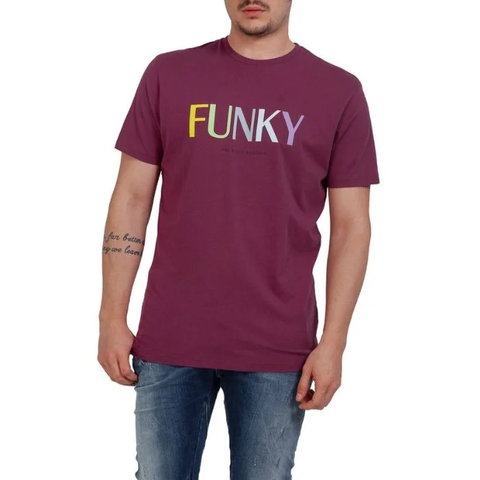 Φωτογραφία προϊόντος: T-SHIRT FUNKY BUDDHA FBM003-032-04 – LT AUBERGINE