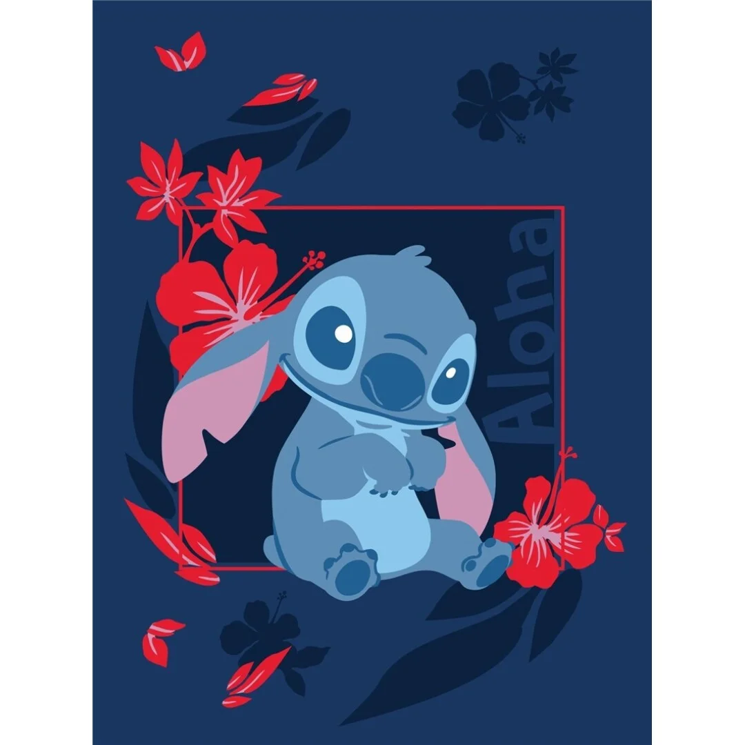 Φωτογραφία προϊόντος: Aymax Κουβερτάκι Stitch Aloha Flanel Blanket110*150cm AYM-084STITCH-FL2