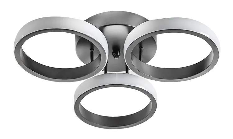 Φωτογραφία προϊόντος: POWERTECH LED φωτιστικό οροφής HLL-0116, 24W, 4000K, Φ36x9cm, γκρι