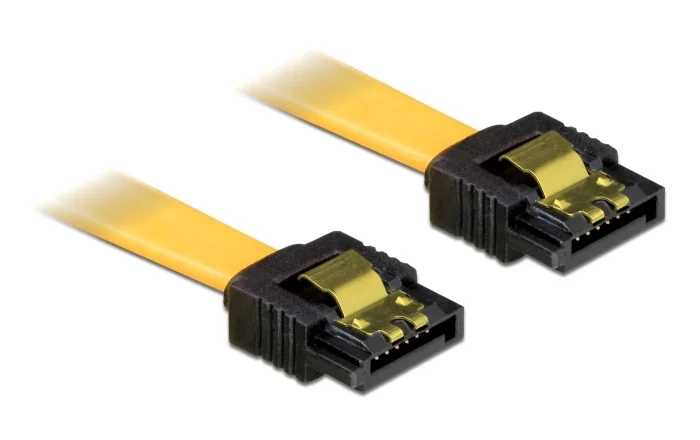 Φωτογραφία προϊόντος: DELOCK καλώδιο SATA 82473, 3Gb/s, 30cm, κίτρινο