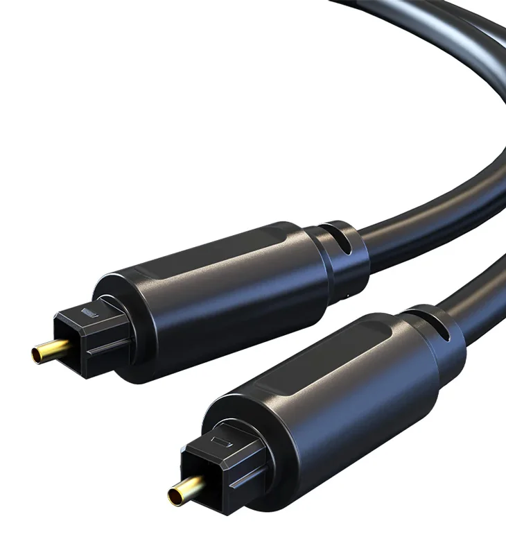 Φωτογραφία προϊόντος: CABLETIME καλώδιο Toslink CT-AV380, gold plated, OD 4.0mm, 5m, μαύρο