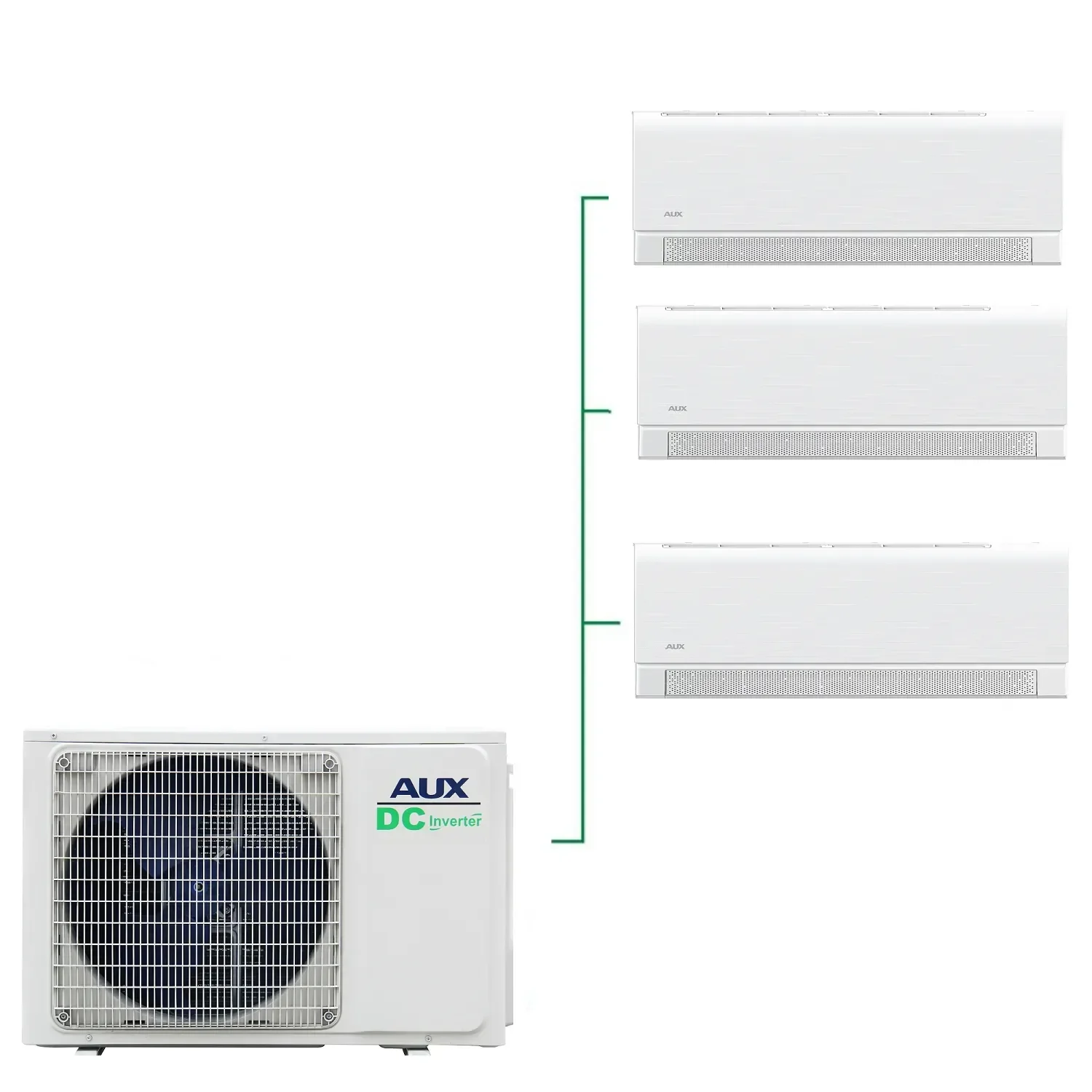 Φωτογραφία προϊόντος: Κλιματιστικό Multi AUX AM3-H27/4DR3 Μονάδα 27.000BTU + 2 C Series 9000BTU + 1 C Series 12000BTU