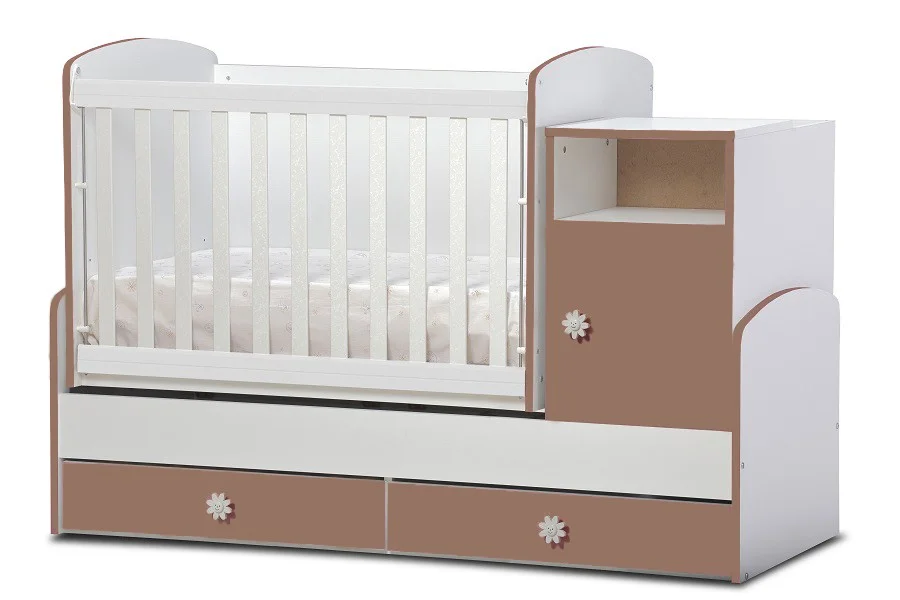 Φωτογραφία προϊόντος: Dizain Baby MAGGY ΠΟΛΥΜΟΡΦΙΚΟ ΚΡΕΒΑΤΙ WHITE CAPPUCCINO (ΔΩΡΟ ΣΤΡΩΜΑ + ΠΡΟΙΚΑ 3 ΤΕΜΑΧΙΩΝ ΑΞΙΑΣ 100 ΕΥΡΩ)