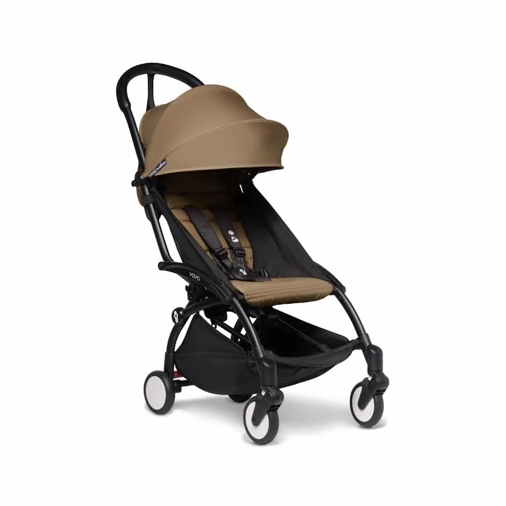 Φωτογραφία προϊόντος: Babyzen YOYO² Μαύρος Σκελετός – Υφάσματα Toffee (BZ10109-02-BZ10104-12)
