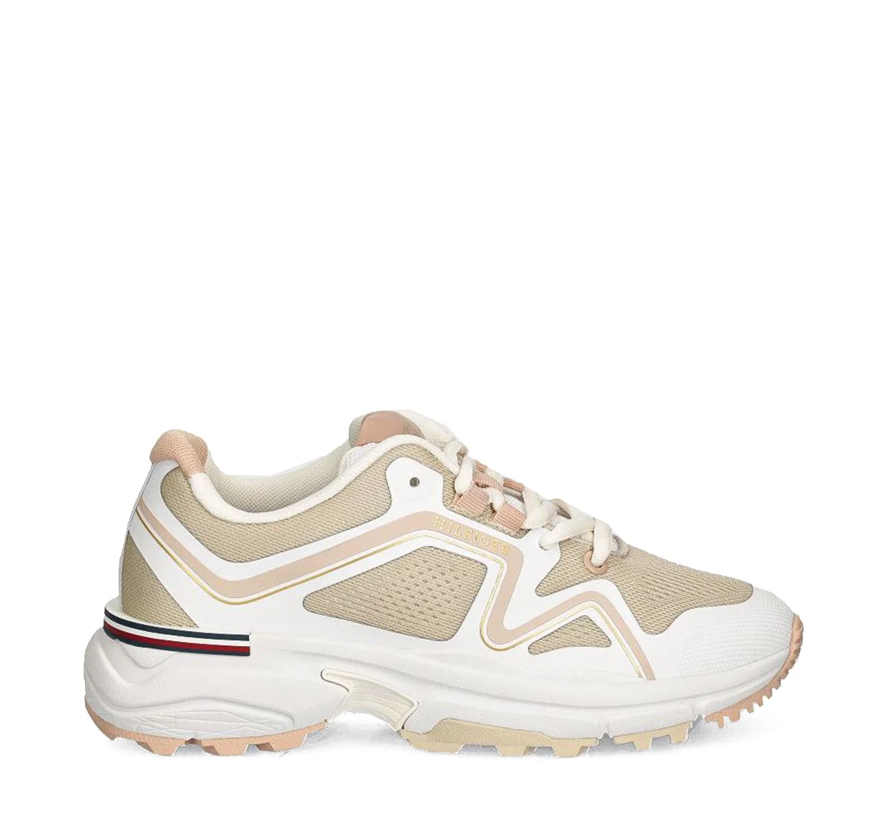 Φωτογραφία προϊόντος: ΓΥΝΑΙΚΕΙΑ SNEAKERS TOMMY HILFIGER NEUTRAL/GOLD TRAIL RUNNER FW0FW08202 0F7