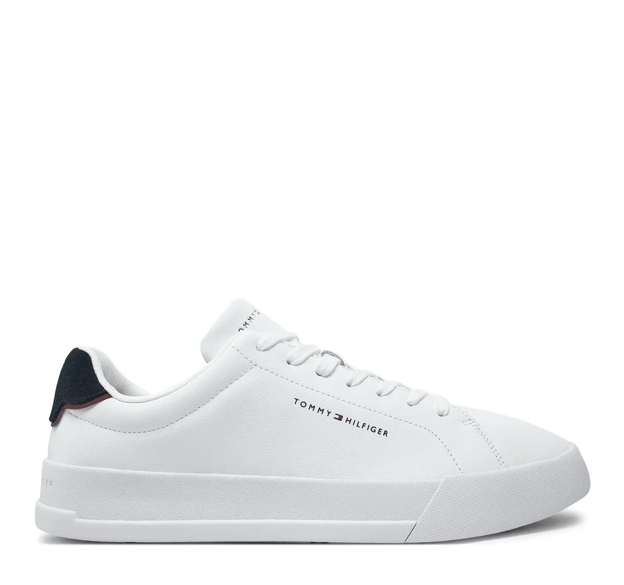 Φωτογραφία προϊόντος: ΑΝΔΡΙΚΑ SNEAKERS TOMMY HILFIGER WHITE/BLU COURT LTH DETAIL ESS FM0FM05367 0LD