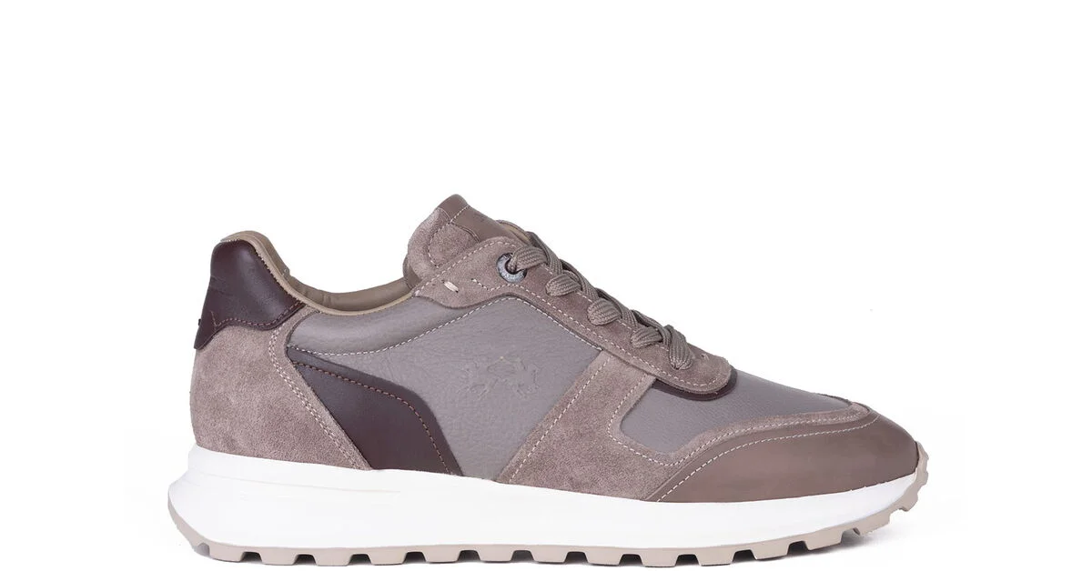Φωτογραφία προϊόντος: ΑΝΔΡΙΚΑ ΠΑΠΟΥΤΣΙΑ CASUAL LA MARTINA BEIGE/BROWN LFM252050AZ0BE