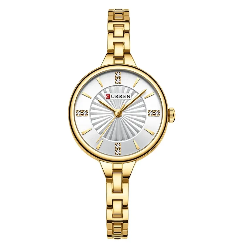 Φωτογραφία προϊόντος: Curren 9097 Gold White Γυναικείο Ρολόι