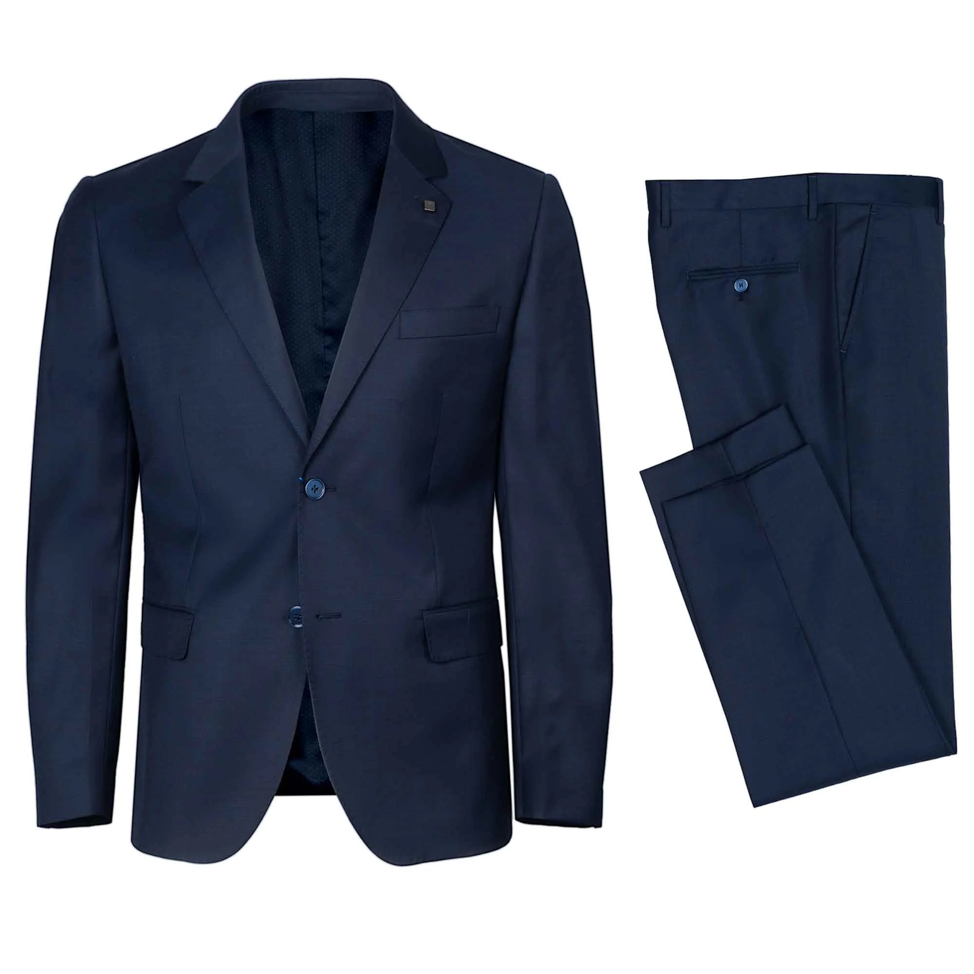 Φωτογραφία προϊόντος: Andrianopoulos Fashion Stores since 1930 Ανδρικό Κοστούμι Ανοιχτό Γκρι με Μικροσχέδιο – Σακάκι + Παντελόνι + Παντελόνι | Andrianopouloς Since 1930 Μπλε