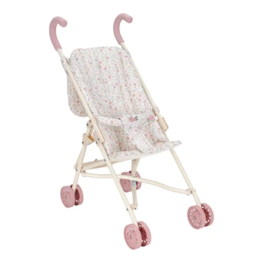 Φωτογραφία προϊόντος: LD4585 Little Dutch Μεταλλικό καρότσι για κούκλες λευκό