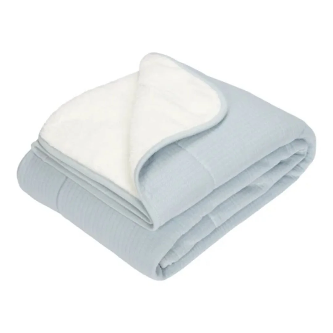 Φωτογραφία προϊόντος: LD11142004 Little Dutch Κουβέρτα Pure Soft Blue 70x100εκ