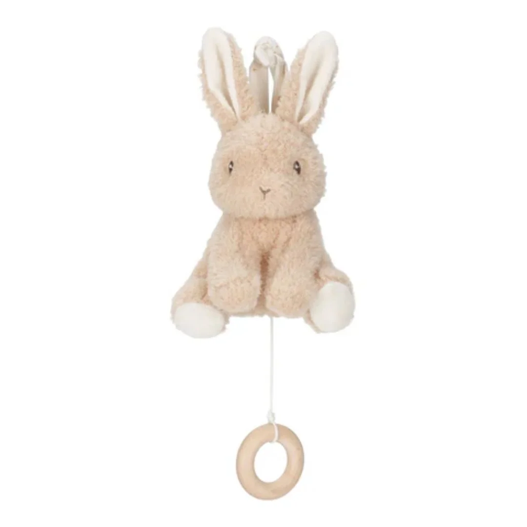 Φωτογραφία προϊόντος: LD8426 Little Dutch Υφασμάτινο μουσικό κουνελάκι Baby Bunny GRS