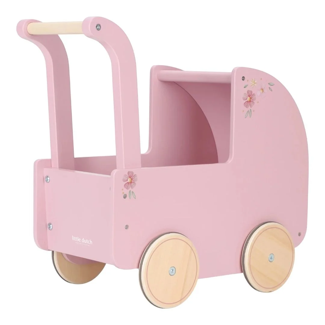 Φωτογραφία προϊόντος: LD2519 Little Dutch Ξύλινο βρεφικό καρότσι για κούκλες FSC