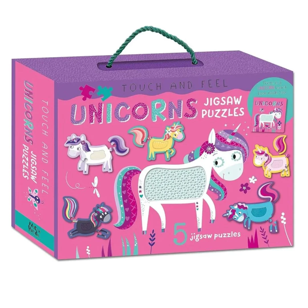 Φωτογραφία προϊόντος: RFS35269 Robert Frederick Σετ Touch And Feel Puzzle And Board Book Set Unicorns 20 Τεμάχια