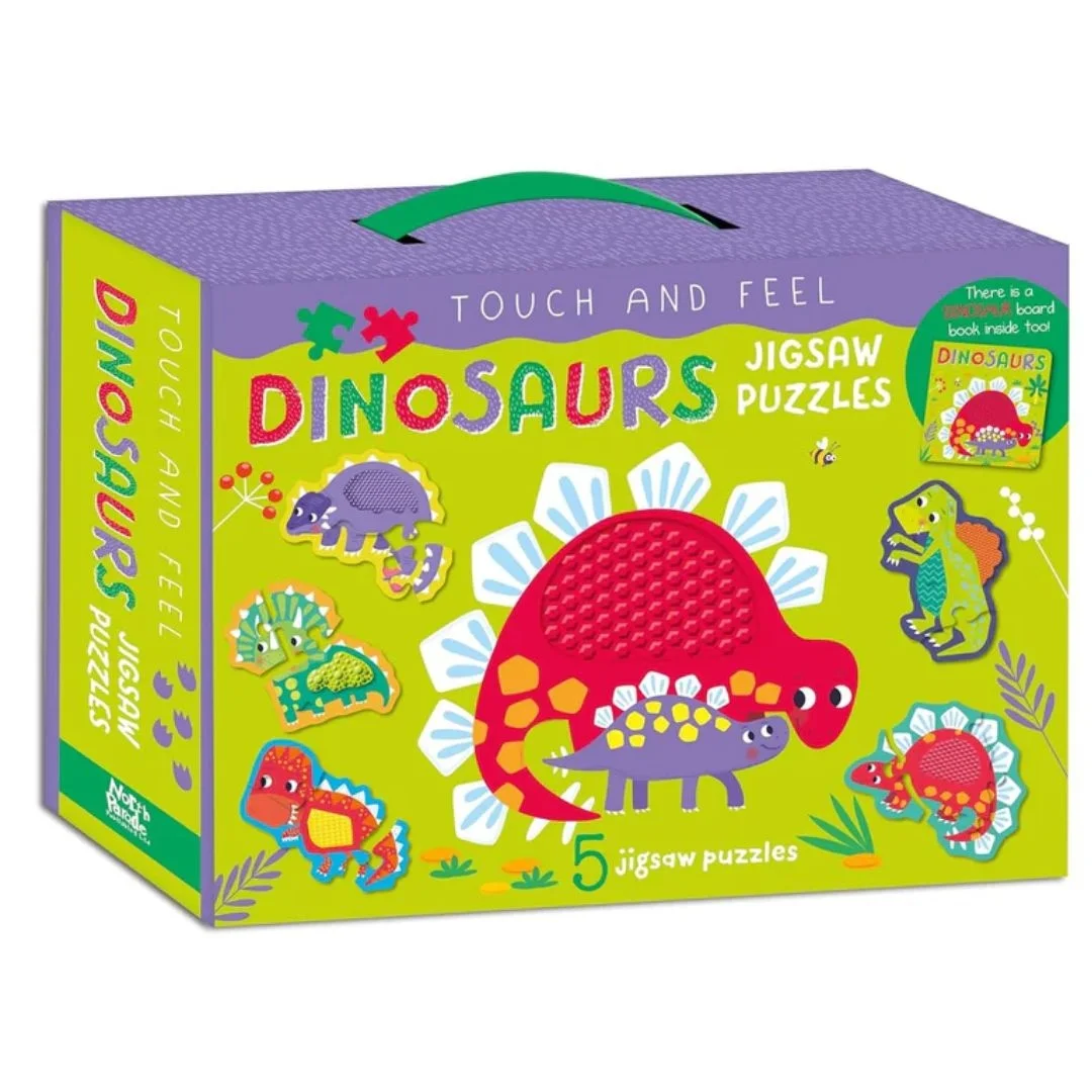 Φωτογραφία προϊόντος: RFS33876 Robert Frederick Σετ Touch And Feel Puzzle And Board Book Set Dinosaurs 20 Τεμάχια