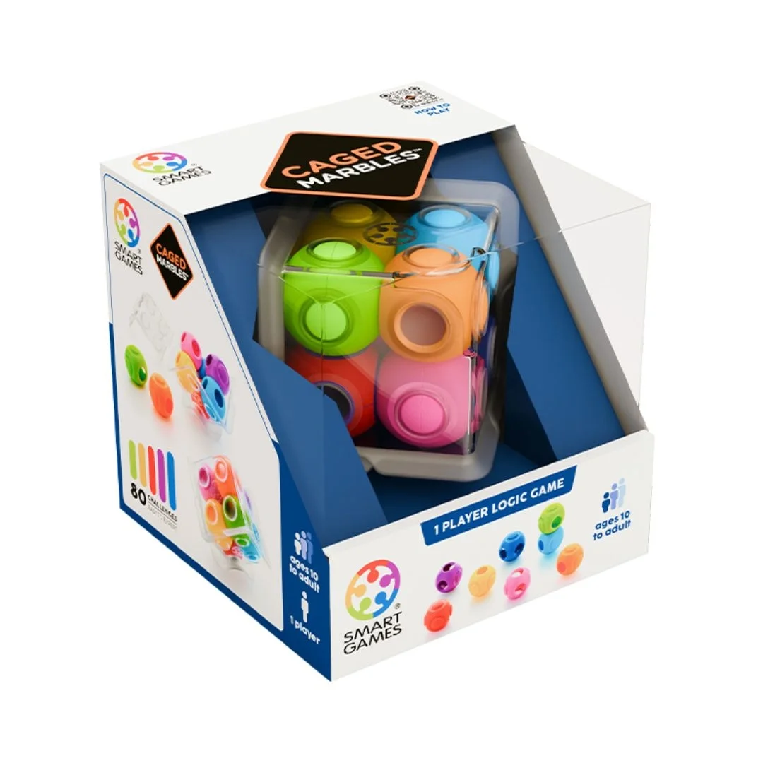 Φωτογραφία προϊόντος: Smart Games SG416 Smartgames Κύβος Caged Marbles 80 Challenges