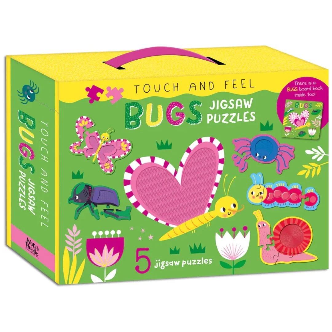 Φωτογραφία προϊόντος: RFS33913 Robert Frederick Σετ Touch And Feel Puzzle And Board Book Set Bugs 20 Τεμάχια