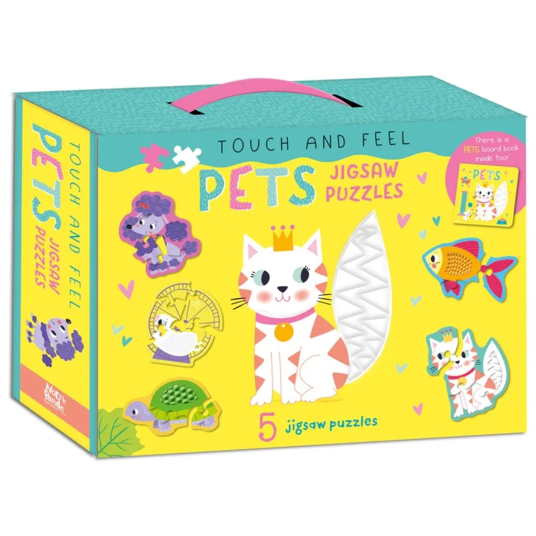 Φωτογραφία προϊόντος: RFS33944 Robert Frederick Σετ Touch And Feel Puzzle And Board Book Set Pets 20 Τεμάχια