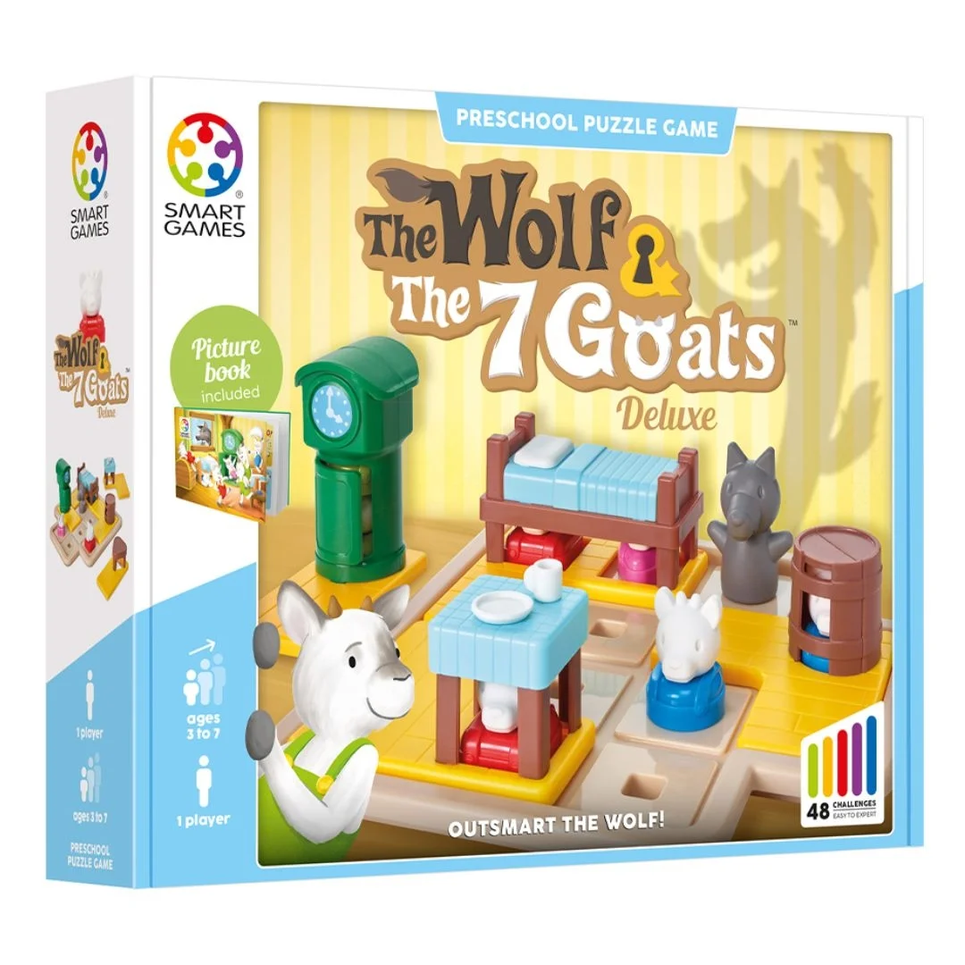 Φωτογραφία προϊόντος: Smart Games SG027 Smartgames Επιτραπέζιο παιχνίδι Ο λύκος και τα 7 κατσικάκια 48 Challenges
