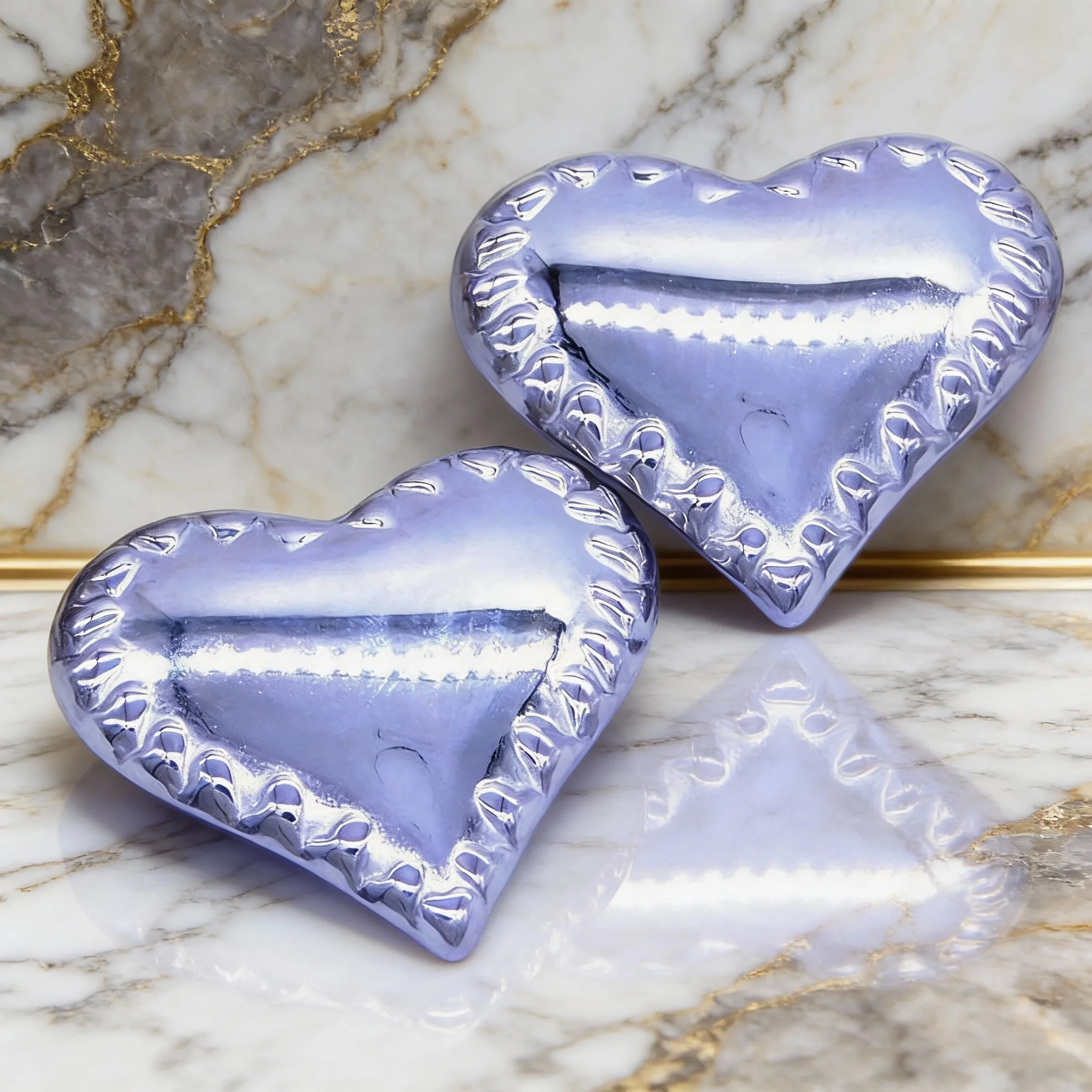 Φωτογραφία προϊόντος: LAVORE Silver Heart Statement Earrings