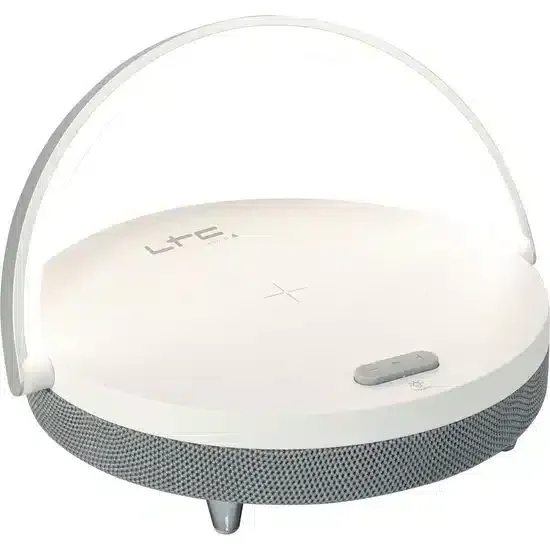 Φωτογραφία προϊόντος: LTC Audio SMOOTH-LIGHT - 5W Bluetooth Speaker with Induction Charger, Hands-Free Calling, and Smartphone Holder (10-5581)