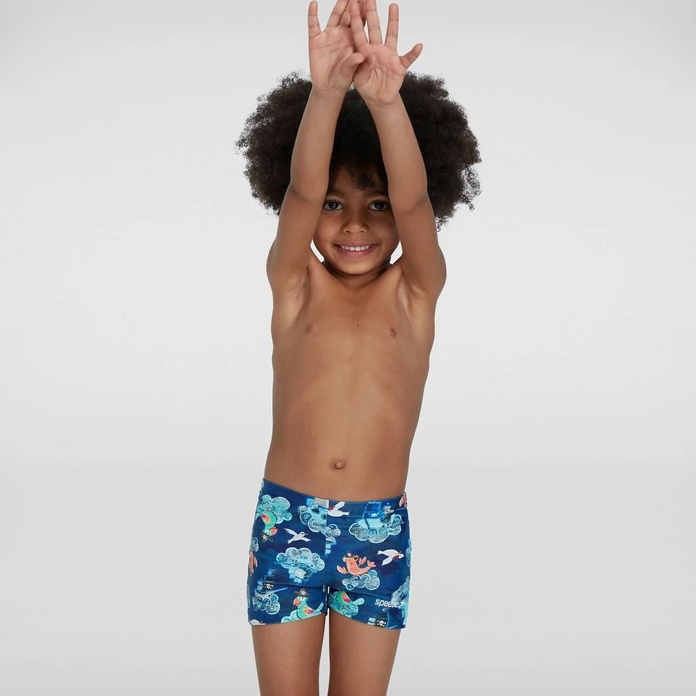 Φωτογραφία προϊόντος: Speedo Boy's Digital Allover Print Placement Aquashort Μπλε Σκούρο 805394H099 (Speedo)