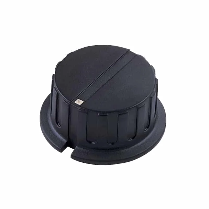 Φωτογραφία προϊόντος: ELECTROVISION Black Pointer Rotary Knob with White Indicator (F207D)