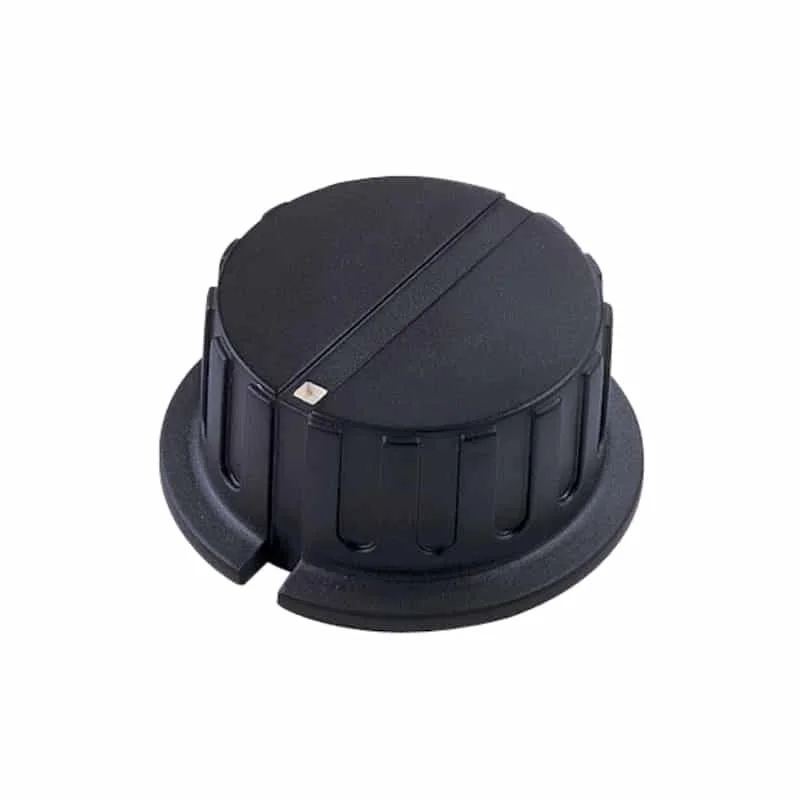 Φωτογραφία προϊόντος: ELECTROVISION Black Pointer Rotary Knob with White Indicator (F207C)