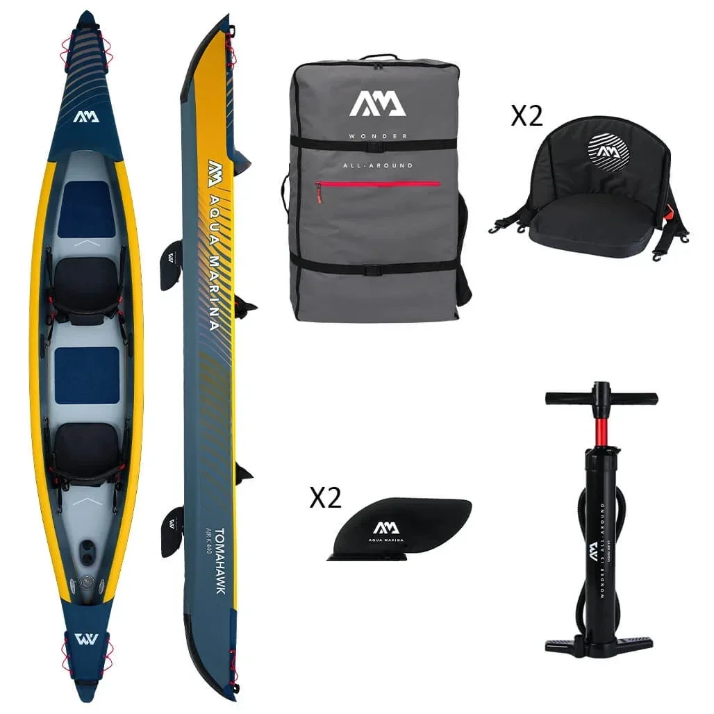 Φωτογραφία προϊόντος: AQUA MARINA TOMAHAWK II AIR-K 14’5″ HIGH PRESSURE KAYAK 2025