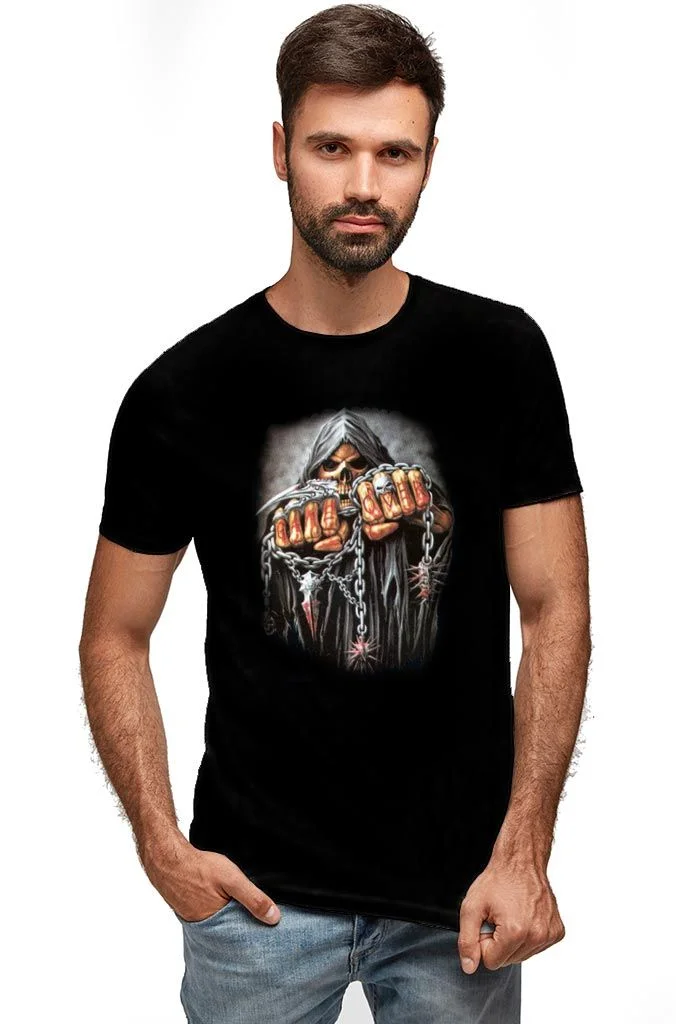 Φωτογραφία προϊόντος: Prime T-Shirt Μαύρο με σχέδιο Skull 4824-1